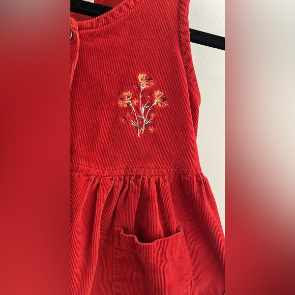 Girls 90s vintage corduroy sun valley dress size 6x - Picture 4 of 7